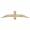 Ekena Millwork Bellingham Rough Sawn Timber Gable Bracket, Douglas Fir, 72"W x 18"H x 4"D x 6"F, 6/12 Pitch GBW072X18X0406BEL00RDF - alternate 1